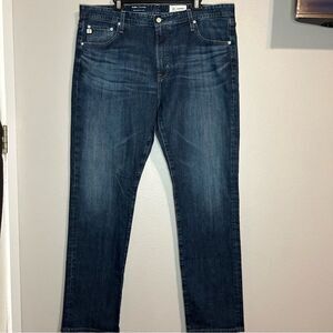 AG Denim Everett slim straight dark wash denim jeans men's size 40x33